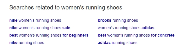 women’s running shoes的LSI关键词.jpg